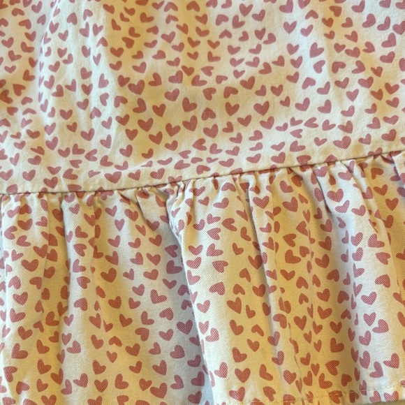 Pink Heart Pattern Kids Casual Dress - Picture 10 of 11